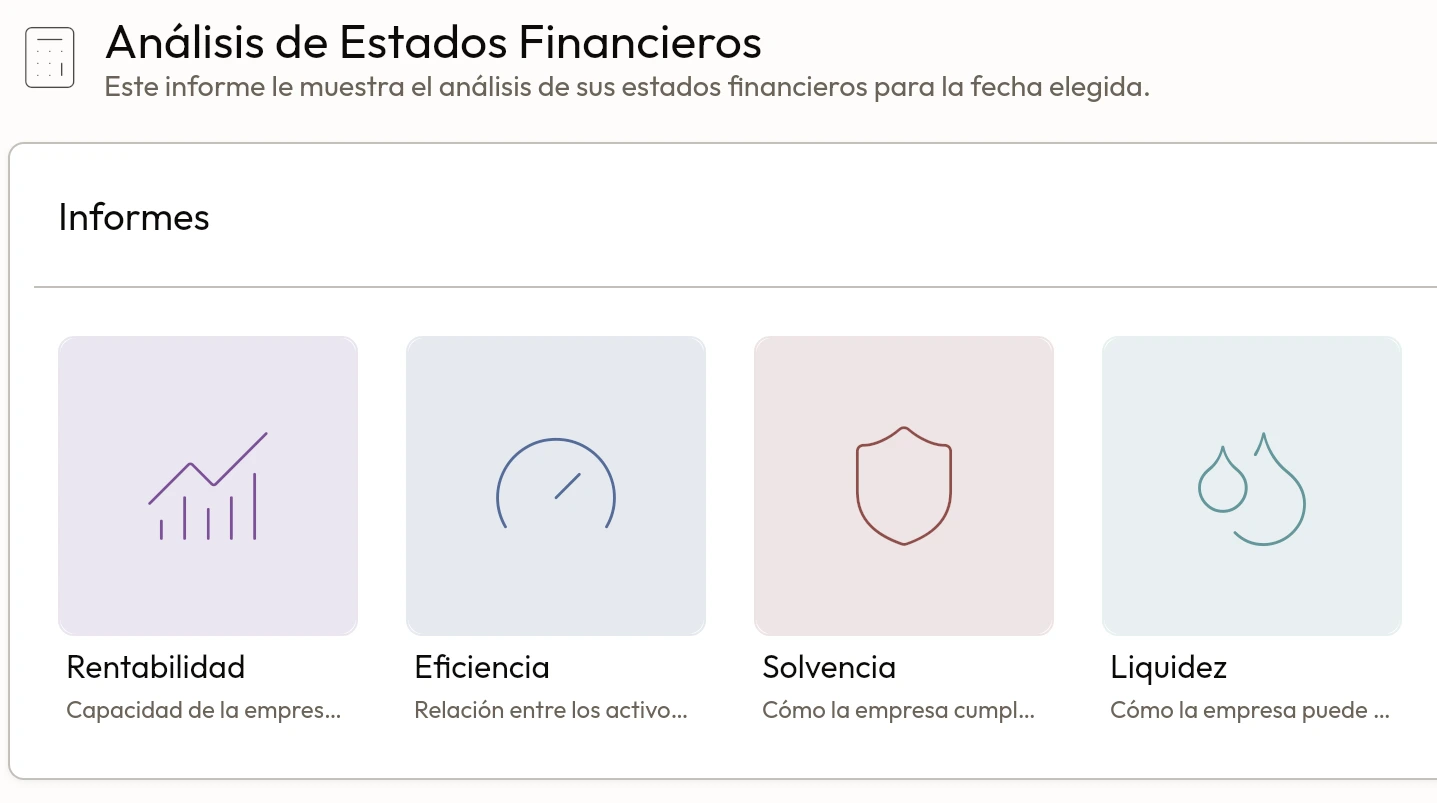Análisis de Estados Financieros — Finanboo